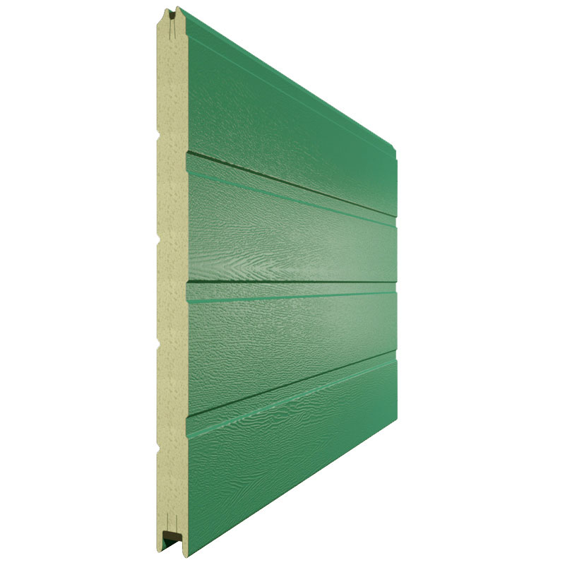 Сэндвич-панель цвет RAL 6005 (зеленый) "Доска"