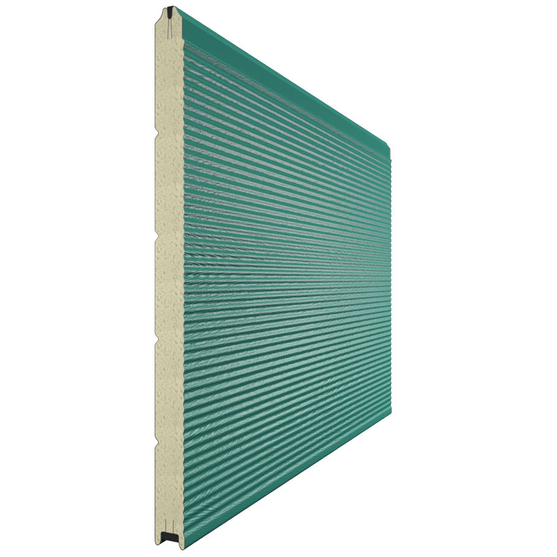 Сэндвич-панель цвет RAL 6005 (зеленый) "Волна"